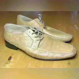 Vero Cuoio By. Kiliç Gladio Tan Leather Oxford Shoes Lace Up 〰️ Sz 40